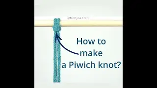 How to make a Piwich knot: The Advanced Macrame Knot You Need To Know #shorts