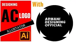 How to Create AC Logo in Illustator | ARMANI DESIGNER