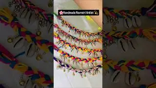 Navratri special Anklet🌸✨️#diy #navratri2025 #navratrijwellery #anklet #fabricjwellery #handmade