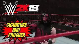 WWE 2K19 Kane `98` Signature and Finisher (PS4 1080p)