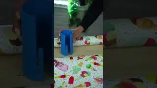 How to wrap with the Little ELF Gift Wrap Cutter🍦 #wrapping #giftwrapping #smallbusiness #littleelf