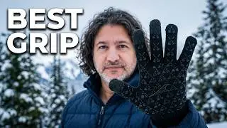 Winter Gloves for Men/Women, Anti-Slip Silicone Gel, Thermal Soft Knit Lining, Achiou
