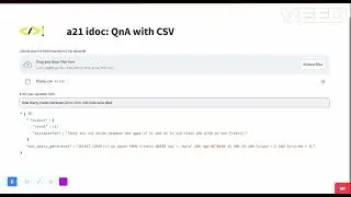 a21.ai GenAI based Analytics Workbench