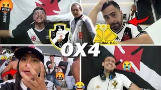REAÇÕES VASCAINAS E TRISTEZA TOTAL- VASCO 0 X4 CRICIÚMA - BRASILEIRÃO 2024- VAMOS RIR KKKKKK