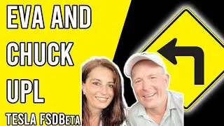 Eva and Chuck - Unprotected Left Turns in a Model S Plaid