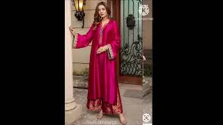 Silk dress degions for girls/party wear Silk dress for girls#shortvideo #fashion #casualoutfits #yt