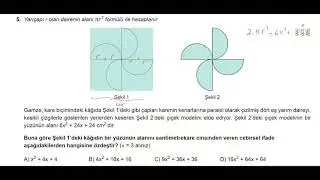 2020-2021 MEB Mart Ayı LGS Örnek Soruları Matematik Çözümleri
