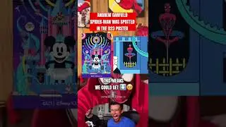 ANDREW GARFIELD SPIDER-MAN WAS SPOTTED IN THE D23 POSTER #spiderman #marvel