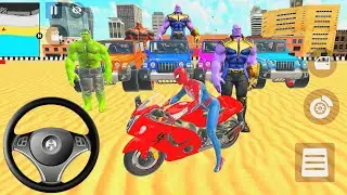 🐝 Indian Thift Auto Android Game 🌿 SuperMan & Spiderman Game😍G- Wagon & McQueen 🎁Car & Bike Showroom