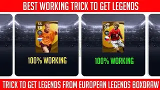Legends black ball trick in legends European national team boxdraw | Pes 2021 mobile |