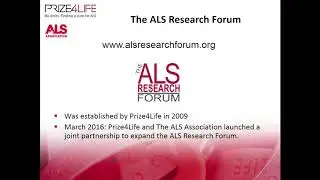 Prize4Life: Infrastructure and Resources for ALS Research