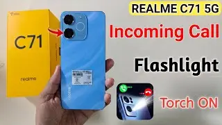realme c71 5g incoming call flash light setting | How to enable call flash light in realme c71