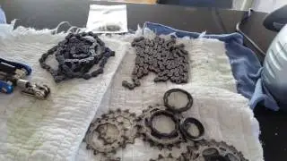 Ultrasonic cleaner and chain waxing explained.