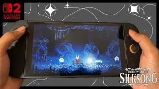 Hollow Knight Silksong is OUT!!! 🎮|Nintendo Switch 2 Handheld Gameplay|