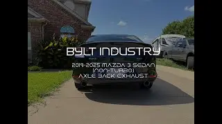 2019-2025 Mazda 3 Sedan Axle Back Exhaust Customer Clip (Non Turbo) #mazda3 #mazda3sedan
