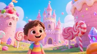 Flying Dragons in Candy Land | Magical Adventure Song for Kids | Whimsical Nursery Rhyme