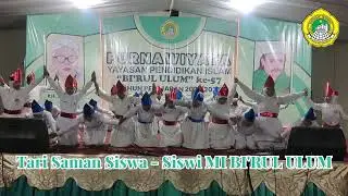 Tari Saman Siswa Siswi MI BI'RUL ULUM GEMURUNG GEDANGAN