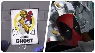 Deface GHOST or SHADOW Recruitment Posters - Fortnite (Deadpool Challenge)