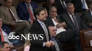 Rep. Gaetz votes for Donald Trump as House speaker