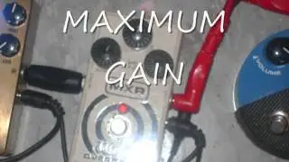 MXR WYLDE OVERDRIVE DEMO