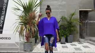 High low hem batwing top 2019