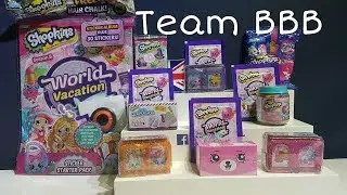 BRAND NEW Shopkins World Vacation Sticker Album! America Europe Asia Happy Places season 8 Topps toy
