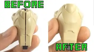 19 - [Hướng dẫn Gunpla] Xo&aacute; Seam Line - Seam Line Removal - Water Sanding