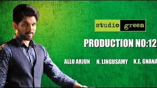 AlluArjun in Lingusamy Direction, Studio Green Production No 12 Movie starts with Pooja Full Video