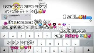 &ldquo;someone once asked me..🥺💓&rdquo; // bsf edit // summerxicey