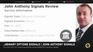 John Anthony Signals Review - High ITM Rates From 70 - 85%