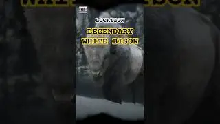 The Legendary White Bison! #rdr2 #cydo9515 #guide #legendary #reddeadredemption #gaming