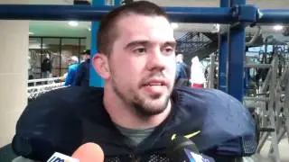 WVU Spring Football Practice 04-08-11 - Branko Busick  comments