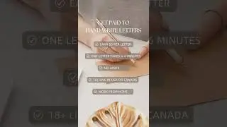 💸 Earn $5 for Every Handwritten Letter! LEGIT Money-Making Method! 📝💰 #IncomeOpportunity #EasyMoney