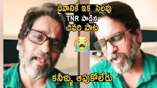 TNR Singing An Emotional Song | TNR Last Video | TNR Emotional Words | Latest News | Andhra Life TV