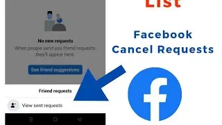 How to see Facebook sent friend request list || How to check Facebook sent friend request list 2022