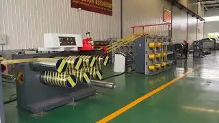 Video PP fibrillated Baler rope twine Production Machine Line For Production of Polypropylene Twine