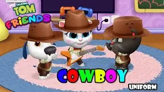 Cowboy Outfit - amazing gameplay / My Talking Tom Friends Gameplay Ep. 224