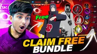 How To Get New Rare ITACHI BUNDLE Free ☠️ || Free Fire Max x Naruto Collab New Event