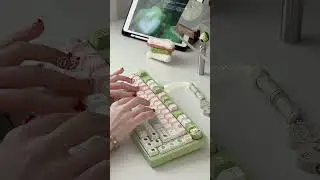 The Most Refreshing Green Keyboard ASMR 🥑🌿  Cozy Typing