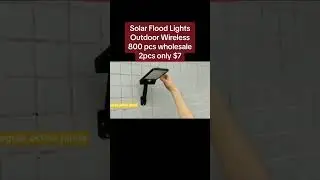 Wireless Solar Flood Lights Outdoor Waterproof Security Motion Sensor Lamp