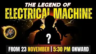 THE LEGEND OF ELECTRICAL MACHINE IS COMMING IN ONE SHOT #rrbje #sscje #csebje #electricalmachine