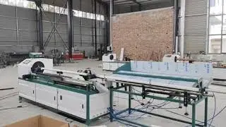 Efficient Automatic Paper Core Cutting Machine | 2-Meter Shaft Precision Cutter