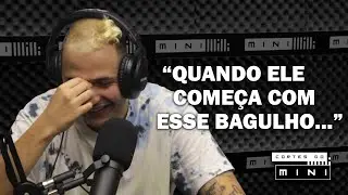 CHAPOLA TEM CRISE DE RISO E PARA O MINI PODCAST | CORTES DO MINI