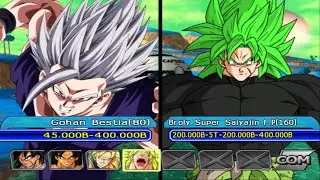 400,000 BILLION ❗ Beast Gohan and SSJ Full Power Broly Have the Same Power 🤔 DBZ BT3 | JHKUNO 89