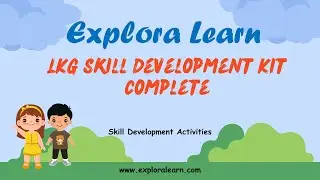 Exploralearn - LKG Complete Term Kit for 3.5 to 4.5 Years kids