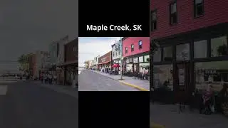 Random Canadian towns: Maple Creek, SK #shorts #shortsfeed #canadatourism  #canadatravels