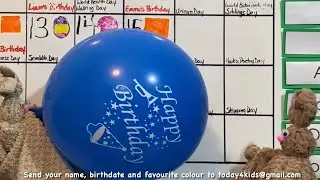 Happy Birthday Noah! 🎈 | Birthday Balloon Blow Up with Flippy & Floppy | Today 4 Kids