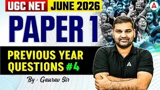 UGC NET Paper 1 Previous Year Questions | UGC NET Paper 1 Question Paper 2025 By Gaurav Sir