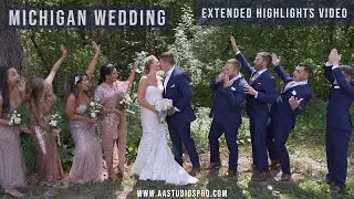 Michigan Wedding Videography - Extended Highlight Video at Tabor Hill, Buchanan, MI