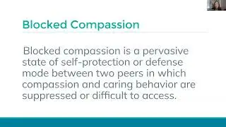 The Cost of Caring: How to Recover from Blocked Compassion